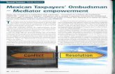 Taxpayers' Ombudsman Mexican r - Chevez Ruiz Zamarripa · (PR0DECON) * which acts as a taxpayers' ombudsman, with a mandate to guarantee and protect the constitutional and human rights