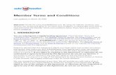 Member Terms and Conditions - Copart€¦ · Member Terms and Conditions Last updated on: March 30, 2016 Welcome! Thanks for using AutoBidMaster.com. By using our website, products,