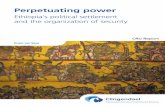 Perpetuating power - Clingendael · extent. This situation has three particular implications for the organization of security: – The EPRDF/TPLF strategically controls state security