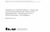 DiVA portal - Object Detection Using Convolutional …1267446/...Master of Science Thesis in Electrical Engineering Department of Electrical Engineering, Linköping University, 2018
