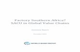 Factory Southern Africa? SACU in Global Value Chains€¦ · iii Executive summary Introduction In considering the prospects for expanding non-commodities exports to support growth,