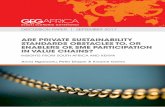 ARE PRIVATE SUSTAINABILITY STANDARDS OBSTACLES TO, … ARE PRIVATE SUSTAINABILITY STANDARDS OBSTACLES TO, OR ENABLERS OF, SME PARTICIPATION ... concludes with recommendations for the