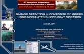 DAMAGE DETECTION IN COMPOSITE CYLINDERS ...Intelligent Automation, Inc. 15400 Calhoun Drive, Suite 400 Rockville, MD 20855 DAMAGE DETECTION IN COMPOSITE CYLINDERS USING MODULATED GUIDED