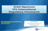 Orbit/Spectrum ITU International Regulatory Framework · But Plans are only fragments; bulk of bands still used on an unplanned basis! Radio Conference (Geneva) No more insistence