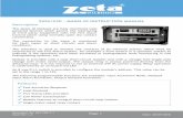 ZIOU/230 - MAINS IO INSTRUCTION MANUAL · End of line monitoring resistor 22K Alarm resistor (4K7) in series with normally open contact Fault Short circuit -