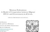 Mexican Federations: A Model of Cooperation between ... · Mexican Federations: A Model of Cooperation between Migrant HTA’s and Government at all levels. (THE 3X1 PROGRAM IN ZACATECAS