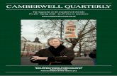 CAMBERWELL QUARTERLY€¦ · Dulwich Hamlets FC - p6 Open Studios and Art Market – p12 CAMBERWELL QUARTERLY The magazine of the Camberwell Society No 203 Spring 2020 £1.50 (free