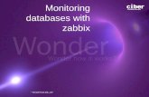 Monitoring databases with zabbix · • Database monitoring using Zabbix principal consultant @ Experis Ciber [Oracle] DBA, also postgres, cockroachDB Oracle ACE Oracle Certified