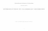 INTRODUCTION TO ALGEBRAIC GEOMETRY2.3 Some Afﬁne Varieties 2.4 The Nullstellensatz 2.5 The Spectrum 2.6 Localization 2.7 Morphisms of Afﬁne Varieties 2.8 Finite Group Actions Chapter