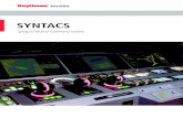 SYNTACS - Raytheon Anschütz GmbH...Alarm zones can be created with reference to shore lines structures or randomly. In case of an alarm zone violation, an alert is raised and the