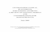 CENTRALIZED CLINICAL PLACEMENTS FOR NURSING … · 3 Overview Board of Higher Education Nursing Education / Practice Partnership Survey In January 2005, as part of the Massachusetts