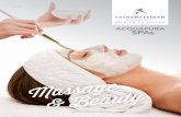 Massage & Beauty - TC · Intense massage for the face, throat, décolleté and neck | special ampoule | intense relaxation | radiant freshness FOR YOUR EYES ONLY 50 mins € 80 Intense