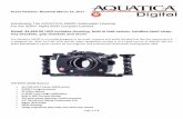Introducing The AQUATICA A6500 Underwater Housing For the SONY Alpha … · 2017-04-07 · Introducing The AQUATICA A6500 Underwater Housing For the SONY Alpha 6500 Compact Camera