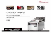 OPERATOR’S...installation must be in accordance with Standard CSA Bl49-& 2, Installation Codes Gas Burning Appliances, and local codes. • The fryer and its individual shut-off