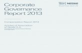 Corporate Governance Report 2013 Corporate Governance ......The Nestlé Corporate Governance Report 2013 follows the SIX Swiss Exchange Directive on Information relating to Corporate