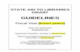 GUIDELINES...State Aid to Libraries Guidelines Chapter 1B-2.011(2)(a), Florida Administrative Code, Effective 06-2019 xx-xxxx Page 2 of 22 The Library Extension Department was established