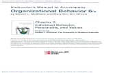 Instructor’s Manual to Accompany Organizational Behavior 6 · Instructor’s Manual to Accompany Organizational Behavior 6/e by Steven L. McShane and Mary Ann Von Glinow Chapter