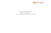 Argos Resources Limited · Argos Resources Ltd Annual report 2018 Page 8 Statement of directors’ responsibilities in respect of the annual report and the financial statements The