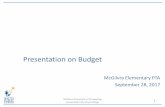 Presentation on Budget€¦ · McGilvra Elementary PTA Meeting presentation by JoLynn Berge 4. While this is a step forward for school years 2018-19 and 2019-20, by school year 2020-21