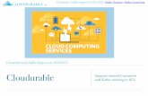 Cloudurablecloudurable.com/ppt/cloudurable-kafka-intro-with-simple-java-produc… · Cassandra / Kafka Support in EC2/AWS. Kafka Training, Kafka Consulting ™ Kafka Fundamentals