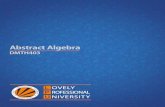 Abstract Algebra - LPU Distance Education (LPUDE)ebooks.lpude.in/.../year_1/DMTH403_ABSTRACT_ALGEBRA.pdfB have no common elements, and so A B = , the empty set. When the intersection