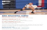 2019 Camp Flyer...USI SPORTS CAMPS SERIOUS. FUN. NIKE VOLLEYBALL CAMPS MCALESTER COLLEGE SAINT PAUL, MN Directed by Sarah Graves, Head Coach at Macalester College ADVANCED PROGRAM: