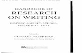HANDBOOK OF RESEARCH ONWRITING - sites.dwrl.utexas.edu · context, and text-enter the province of rhetoric, the classical art of choosing from among the available means of persuasion.