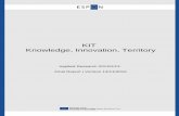 KIT Knowledge, Innovation, Territory - ESPON · informal linkages, is a very diffused channel for local knowledge accumulation, even more diffused than the internal production of