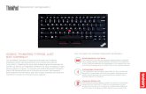 TRACKPOINT KEYBOARD II - Lenovo StoryHub€¦ · TRACKPOINT KEYBOARD II SPECIFICATIONS Supported OS Windows 10, Windows 7, Android™ 9 PC Systems Supported PC or Tablet with USB