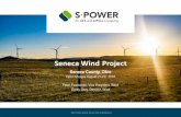 Seneca Wind Project - Sustainable Power Group - "sPower" · State Wind Turbine Setback: • At least 1,125 feet from the tip of the turbine blade from the nearest adjacent property