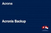 Acronis Backup 12.5 Update 3 Product Presentation with New ... · • Best RTO Acronis Instant Restore • Shared backup plans • Off-host backup management • Remote & Automated