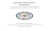 KOLHAN UNIVERSITY CHAIBASAabmcollegejamshedpur.ac.in/pdf/syllabus/pg/M.A._Pol.Sc.pdf · kolhan university chaibasa syllabus for post graduate programme choice based credit symester