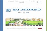 SGTUEE 2019 (Information Brochure for UG/PG Courses) · SGTUEE 2019 (Information Brochure for UG/PG Courses) 2019 Shree Guru Gobind Singh Tricentenary University, Gurugram, Haryana