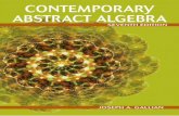 Contemporary Abstract Algebra - Web Educationwebéducation.com/wp-content/uploads/2018/09... · Contemporary Abstract Algebra SEVENTH EDITION Joseph A. Gallian University of Minnesota