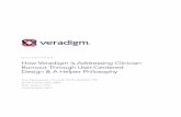 WHITEPAPER How Veradigm is Addressing Clinician Burnout Through User-Centered Design ... · 2020-05-06 · User-Centered Design at Veradigm ... quality of the experience they have
