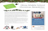 Olney Middle School hristmas Newsletter · all or text Mark Spatcher on 07775670375 to book Olney Middle School hristmas Newsletter This week has shown the ROBOTS! Welcome to our