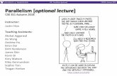 Parallelism [optional lecture - University of ... Requires specialized hardware and programming techniques