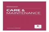 Silestone CARE MAINTENANCE - Cosentino · 2015-11-09 · Car Maintenance Revised 1.05.15 Routine Care Silestone requires very little maintenance. Simply wipe your Silestone surface