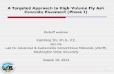 A Targeted Approach to High-Volume Fly Ash Concrete ...cem.uaf.edu/.../project...interimreport-final.pdf · 3. Compressive strength, 7-day Optimum HVFA mortars: G.O. treatment of