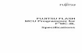FUJITSU FLASH MCU Programmer for · FUJITSU FLASH MCU Programmer for F2MC-8L Specifications 9 (d) Execution of downloading. Click the [Download] button. If the following dialog window