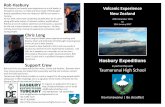Rob Hasbury Volcanic Experience New Zealand Chris Long€¦ · Volcanic Experience New Zealand Rob Hasbury Rob Hasbury has twenty years experience as a unit leader in Shropshire and