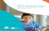 2018–2020 HETI Strategic Plan · • Create learner personas for targeted programs to inform our education design incorporating a horizon view • Design and promote learning pathways