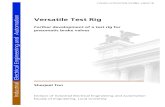 Versatile Test Rig - IEA document... · The focus in this project, Versatile Test Rig, lies in the main three tests: endurance, performance and the leak test. ... Extended Bernoullis
