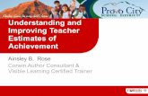 Understanding & Improving Teacher Estimates of Achievement€¦ · Australian Journal of Education, 36, 5–13. • Hattie, J. A. (1993a). Measuring the effects of schooling. ...