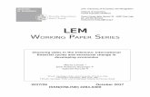 WORKING PAPER SERIES - LEM · 2017-10-17 · LEM WORKING PAPER SERIES Choosing sides in the trilemma: international financial cycles and structural change in developing economies