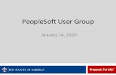 PeopleSoft User Group - Boy Scouts of America...Jan 14, 2020  · • Prepare 1099 vouchers and vendors in PeopleSoft • Run the Withholding 1099 Report Job – (loads tables) •