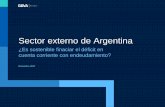 Sector externo de Argentina - BBVA Research · Máximo riesgo = 1, Mínimos riesgo = 0, Riesgo igual al umbral = 0,8) 12 Indicadores de vulnerabilidad externa reflejan riesgo moderado