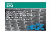 Best health outcomes for Pacific Peoples: Practice …...Best health outcomes for Pacific peoples: Practice implications 3 Foreword For New Zealand 2010 marks the dawn of the second