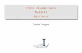 R7003E - Automatic Control Module 4.1 digital controlstaff.damvar/Classes/R7003E-2017-LP2/M4.01-digital-c… · Module 4.1 digital control Damiano Varagnolo 1. Digital control Continuous
