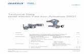Technical Data small electric Part-turn Actuators 2SQ7 · small electric Part-turn Actuators 2SQ7 Technical Data Page 2 Y070.445/EN General data SIPOS actuators are suitable for automatic